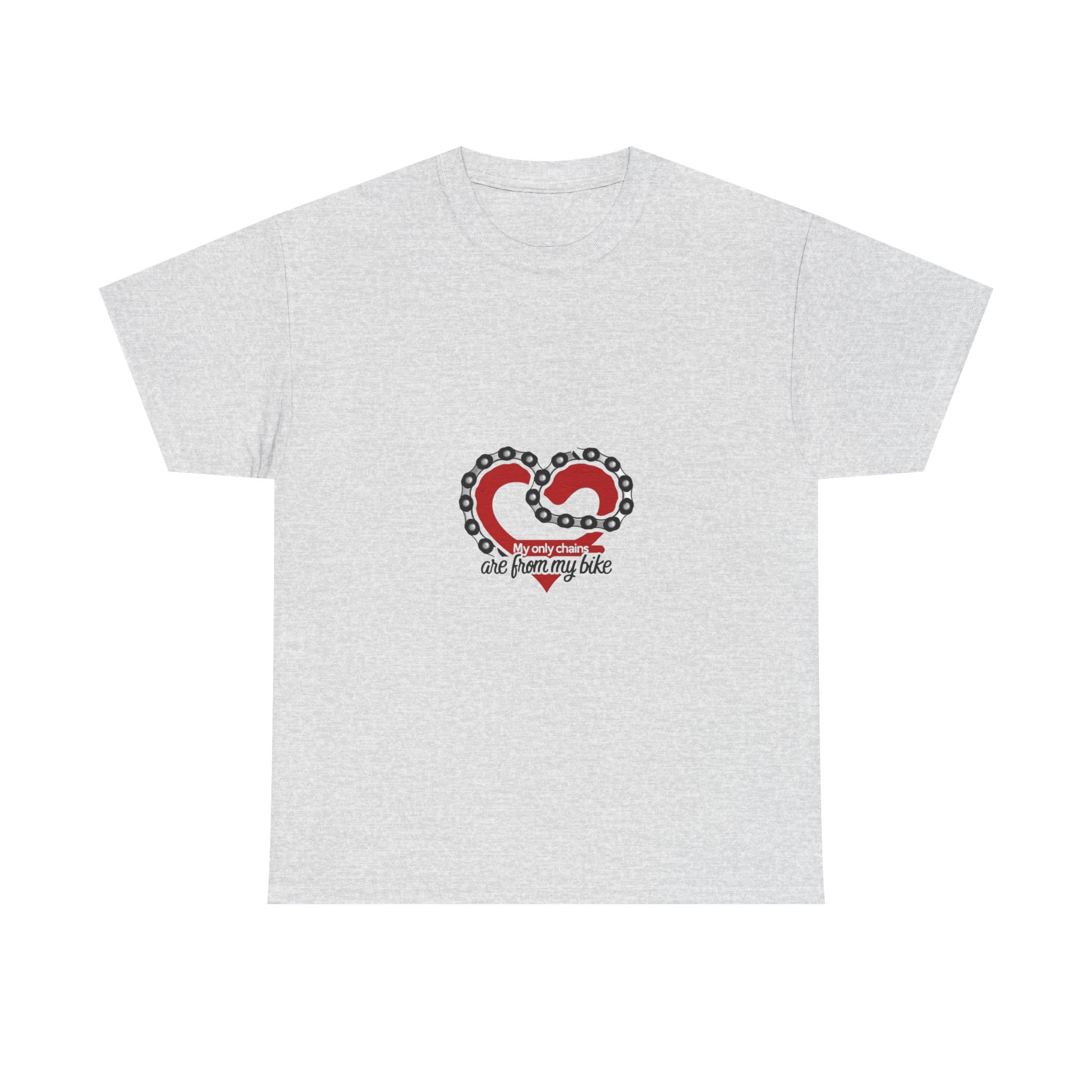 My Only Chains Are From My Bike - Adventure Cycling T-Shirt for Outdoor Enthusiasts and Athletes - Earth Day Gift