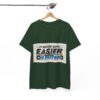 Never Gets Easier - Adventure Cycling T-Shirt for Outdoor Enthusiasts and Athletes - Earth Day Gift