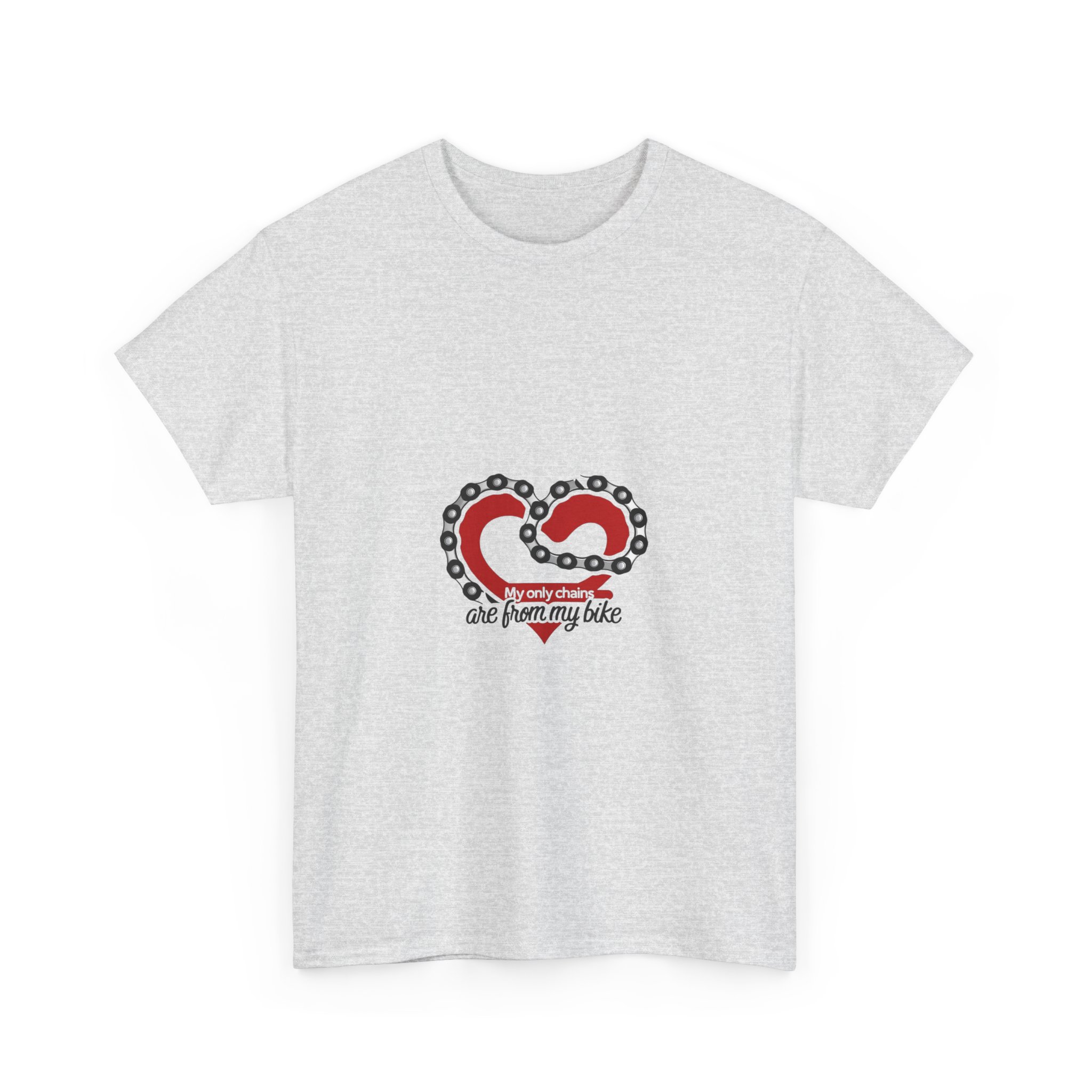My Only Chains Are From My Bike - Adventure Cycling T-Shirt for Outdoor Enthusiasts and Athletes - Earth Day Gift