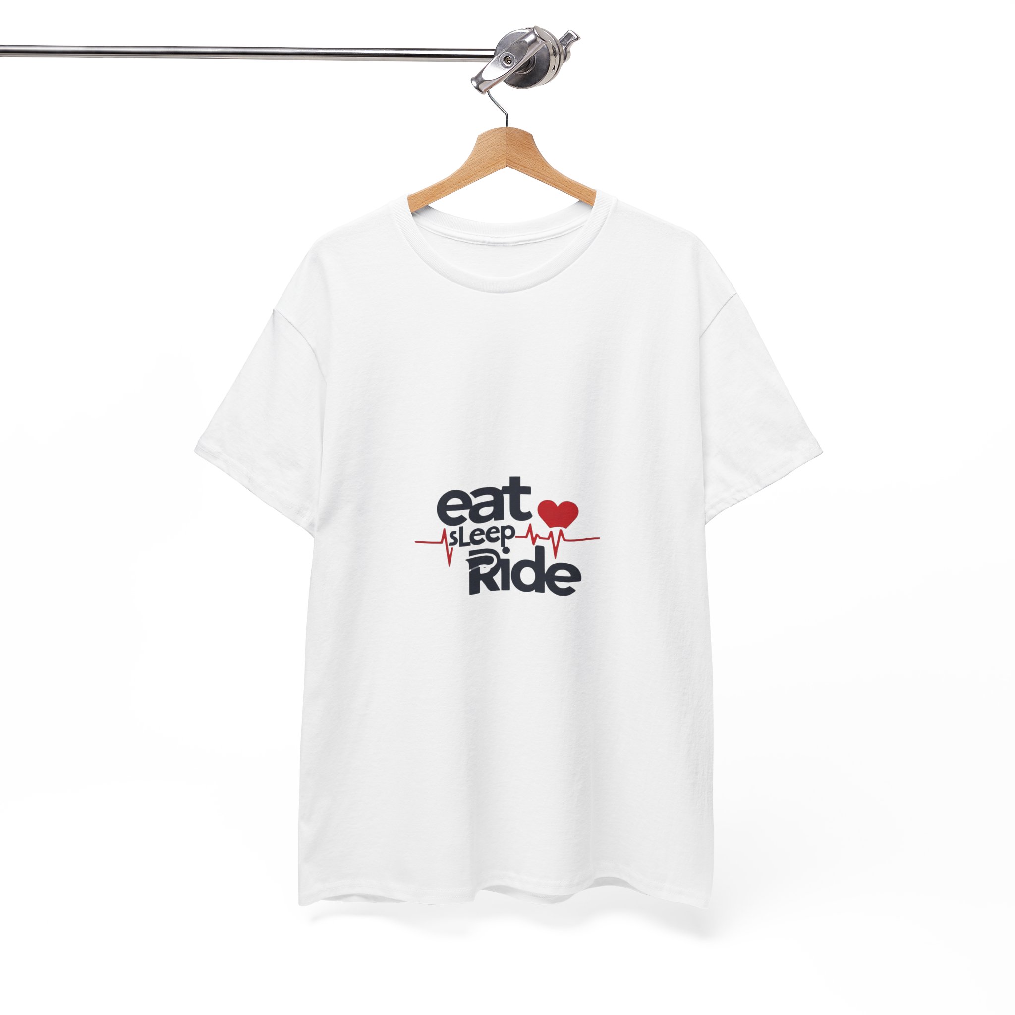Eat Sleep Ride - Adventure Cycling T-Shirt for Outdoor Enthusiasts and Athletes - Earth Day Gift