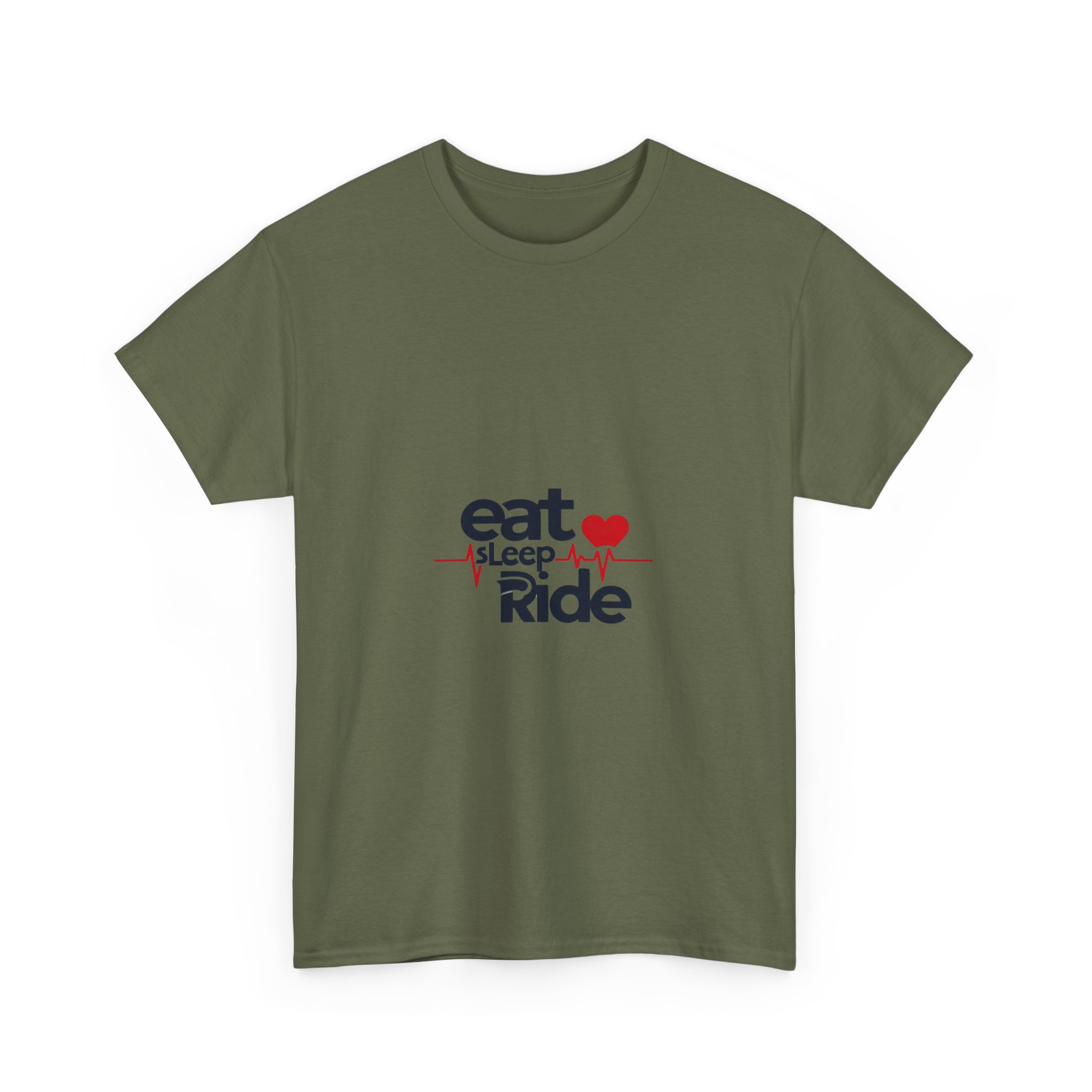 Eat Sleep Ride - Adventure Cycling T-Shirt for Outdoor Enthusiasts and Athletes - Earth Day Gift