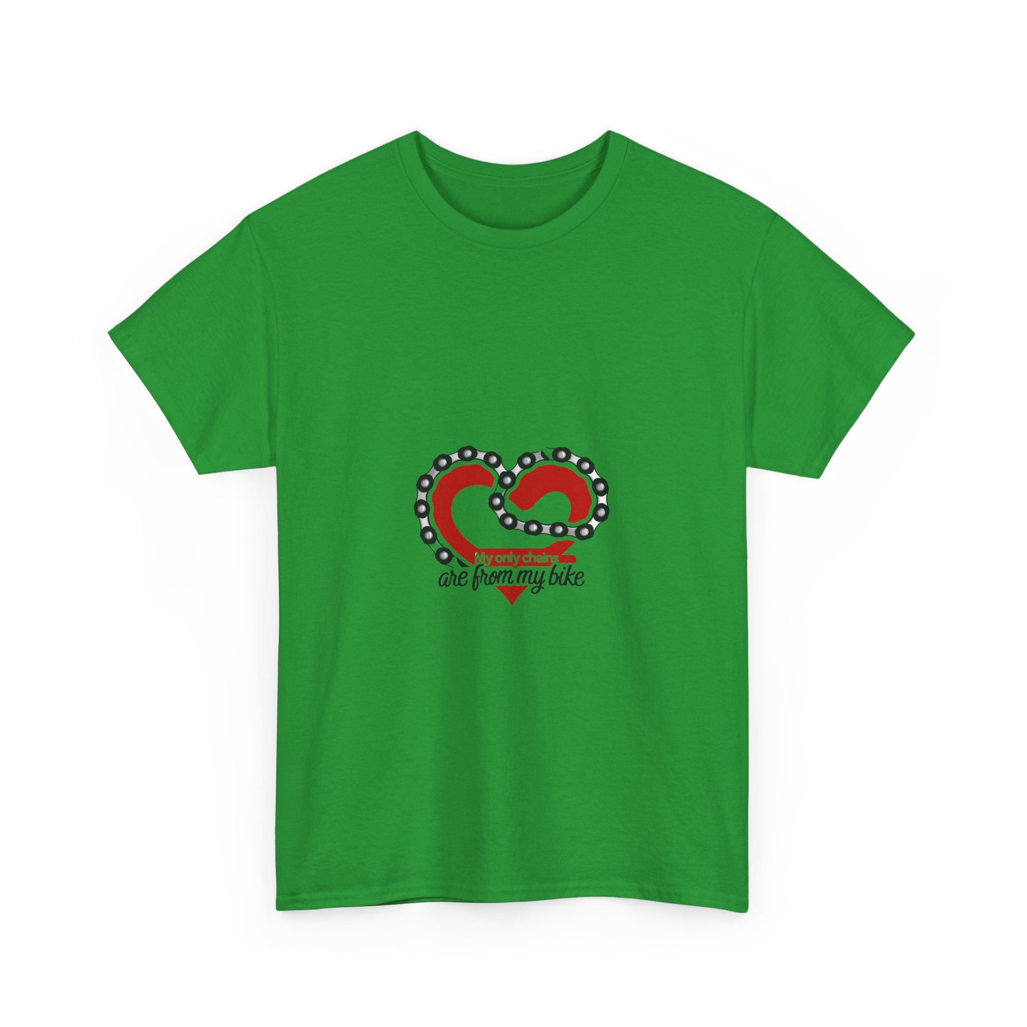 My Only Chains Are From My Bike - Adventure Cycling T-Shirt for Outdoor Enthusiasts and Athletes - Earth Day Gift