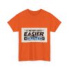 Never Gets Easier - Adventure Cycling T-Shirt for Outdoor Enthusiasts and Athletes - Earth Day Gift