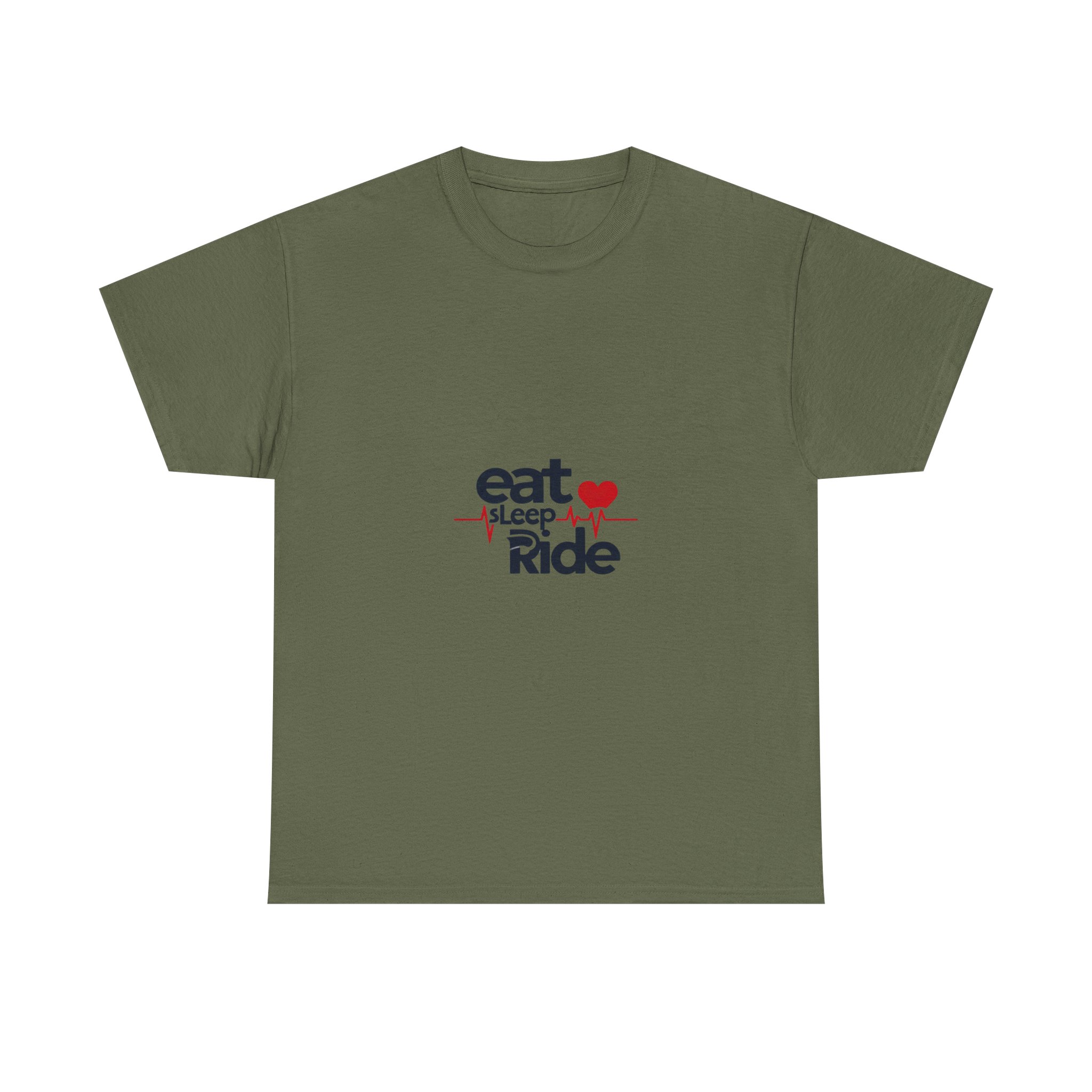 Eat Sleep Ride - Adventure Cycling T-Shirt for Outdoor Enthusiasts and Athletes - Earth Day Gift