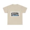 Never Gets Easier - Adventure Cycling T-Shirt for Outdoor Enthusiasts and Athletes - Earth Day Gift