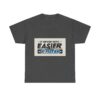 Never Gets Easier - Adventure Cycling T-Shirt for Outdoor Enthusiasts and Athletes - Earth Day Gift