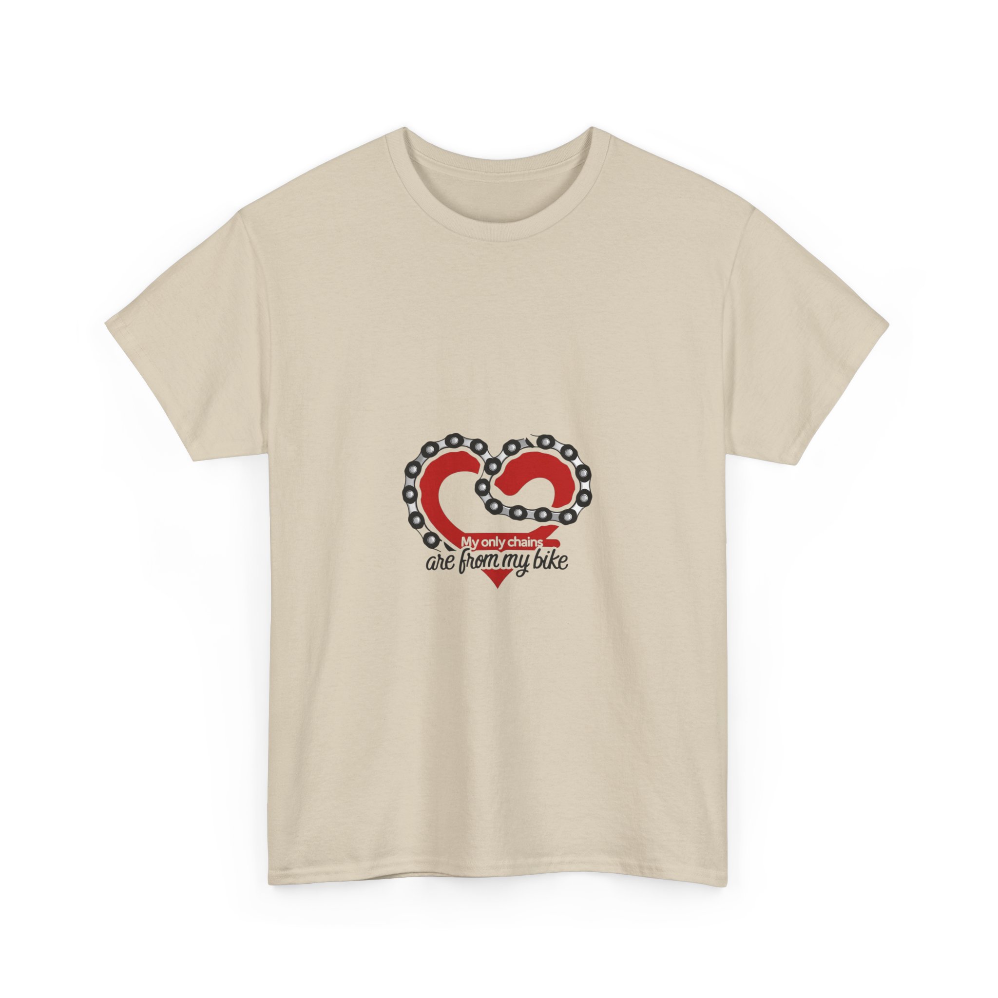 My Only Chains Are From My Bike - Adventure Cycling T-Shirt for Outdoor Enthusiasts and Athletes - Earth Day Gift