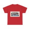 Never Gets Easier - Adventure Cycling T-Shirt for Outdoor Enthusiasts and Athletes - Earth Day Gift