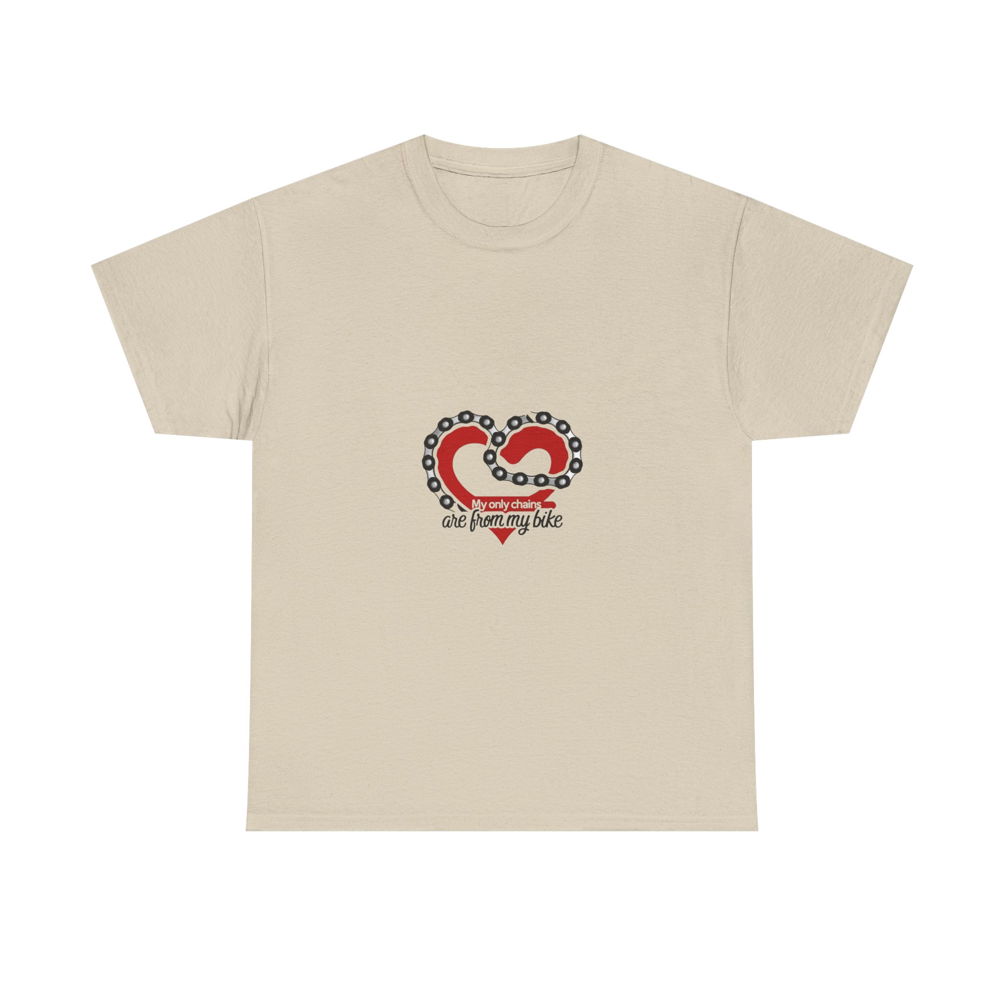 My Only Chains Are From My Bike - Adventure Cycling T-Shirt for Outdoor Enthusiasts and Athletes - Earth Day Gift