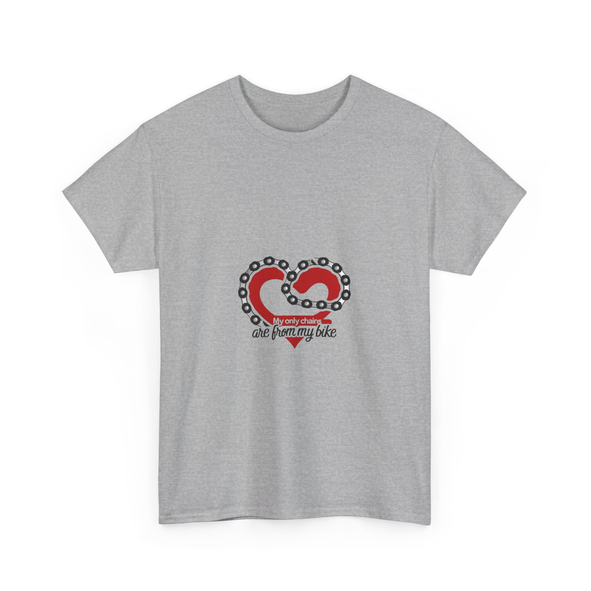 My Only Chains Are From My Bike - Adventure Cycling T-Shirt for Outdoor Enthusiasts and Athletes - Earth Day Gift