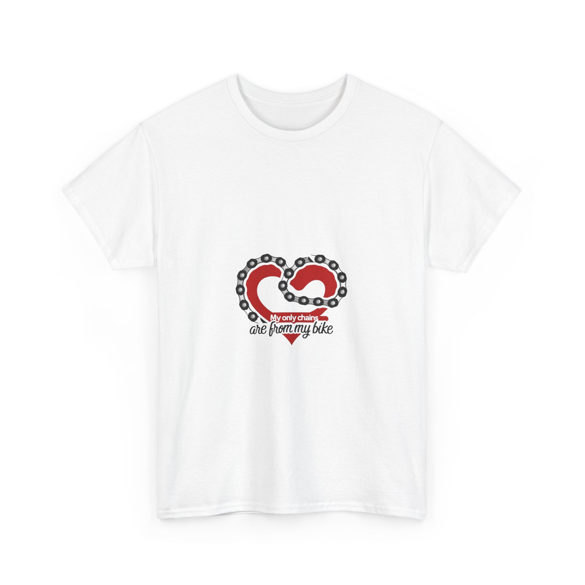 My Only Chains Are From My Bike - Adventure Cycling T-Shirt for Outdoor Enthusiasts and Athletes - Earth Day Gift